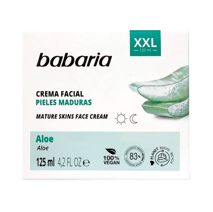 کرم آبرسان و مرطوب کننده باباریا Babaria حاوی عصاره آلوئه ورا